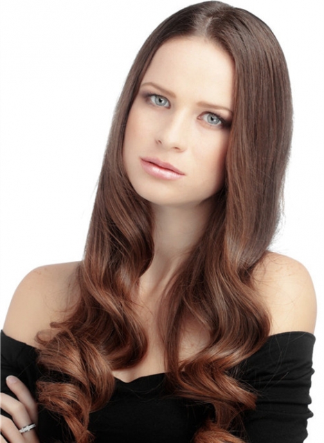#6 Chestnut Brown  Clip Hair Extensions 