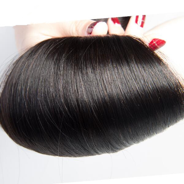 Straight Human Hair Weave Unprocessed  Peruvian Virgin Hair