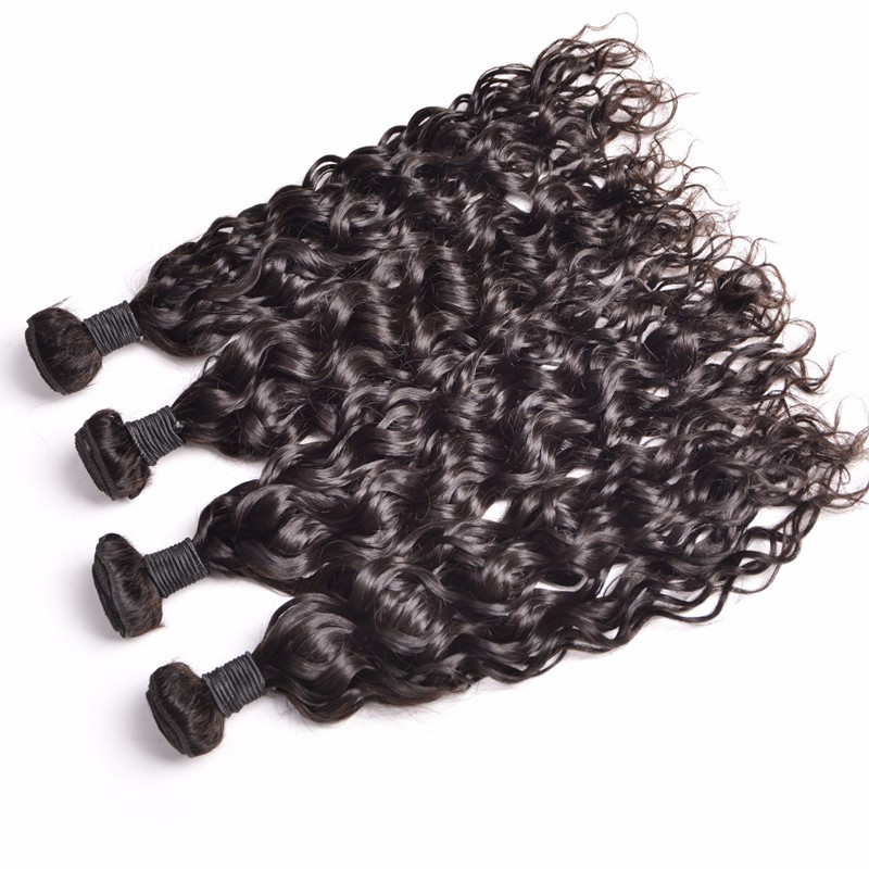 Water Wave Human Hair Weave Unprocessed Brazilian  Virgin Hair
