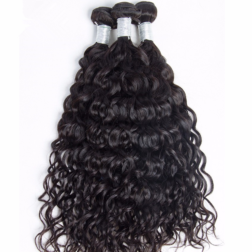 Water Wave Human Hair Weave Unprocessed  Peruvian Virgin Hair