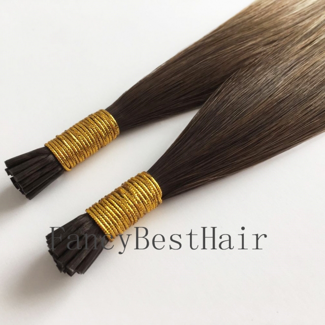 #T4-8/60 FancyBestHair Rooted Balayage Stick tip Hair