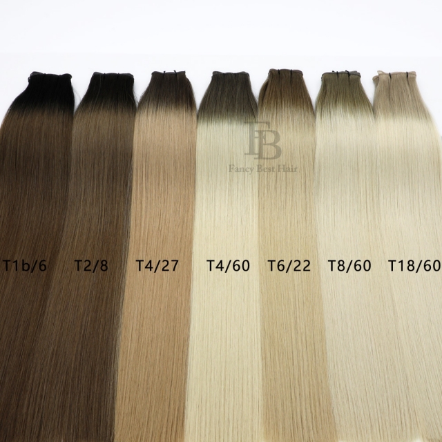 #T4-27 Ombre Hand Tied Weft