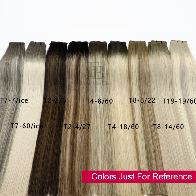 #T9-m60/ice Rooted Balayage tape hair