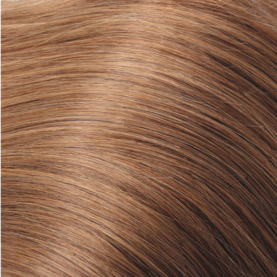 Medium Golden Brown #8 Clip on Human Hair Extensions 