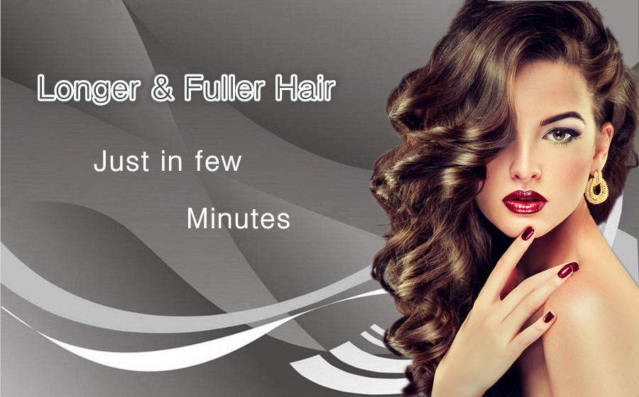  Clip on Human Hair Extensions