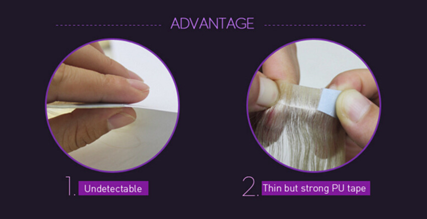 adhesive hair extensions