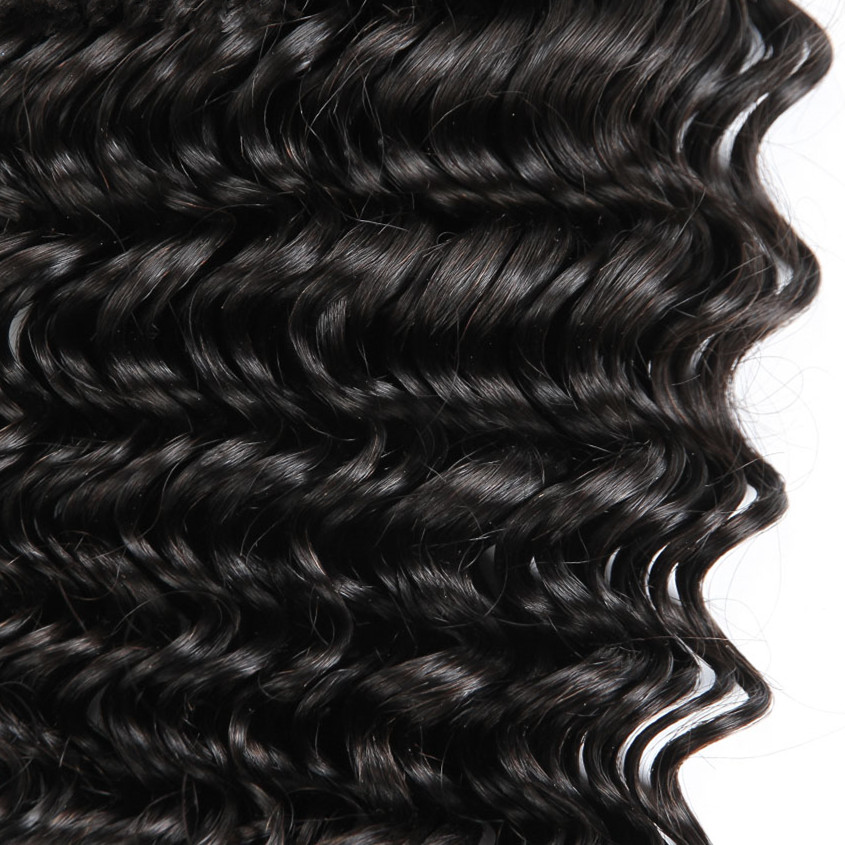 Deep Wave Human Hair Weave Unprocessed Malaysiann Virgin Hair