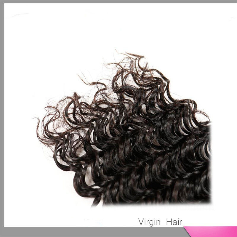 Deep Wave Human Hair Weave Unprocessed Virgin Hair