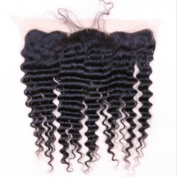 Deep Wave Hair 13X4 Swiss Lace Closure