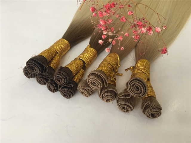 #T18-60 Ombre Hand Tied Weft