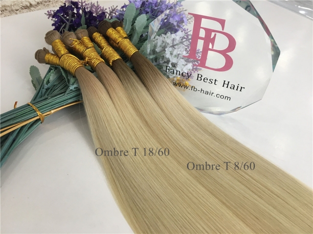 #T18-60 Ombre Hand Tied Weft