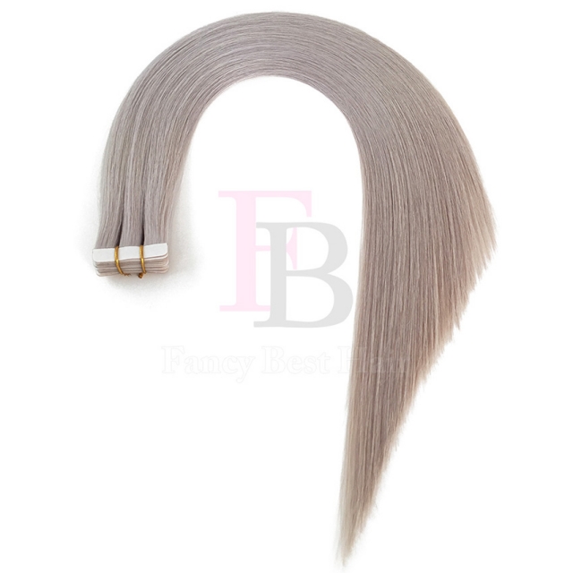 #Ice blonde  tape in hair extension 
