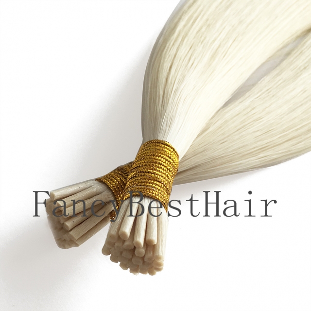 #60 FancyBestHair Platinum Blonde Stick tip Hair