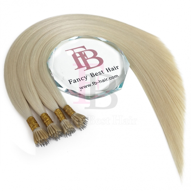 #60 Platinum Blonde Nano Ring Hair