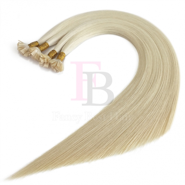 #60 Platinum Blonde Flat Tip Hair