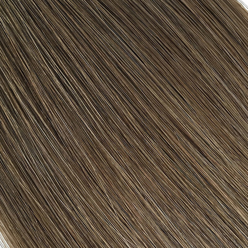 #8A Medium Golden Brown  Flat Weft Hair Extensions