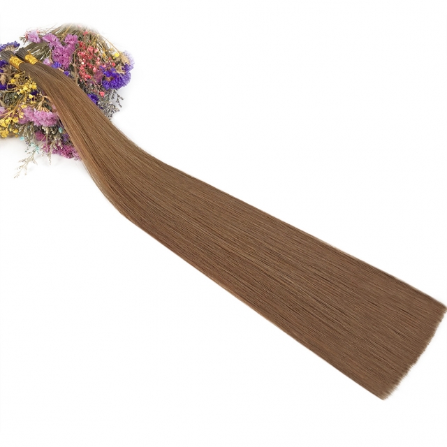 #8 Medium Golden Brown Stick tip Hair