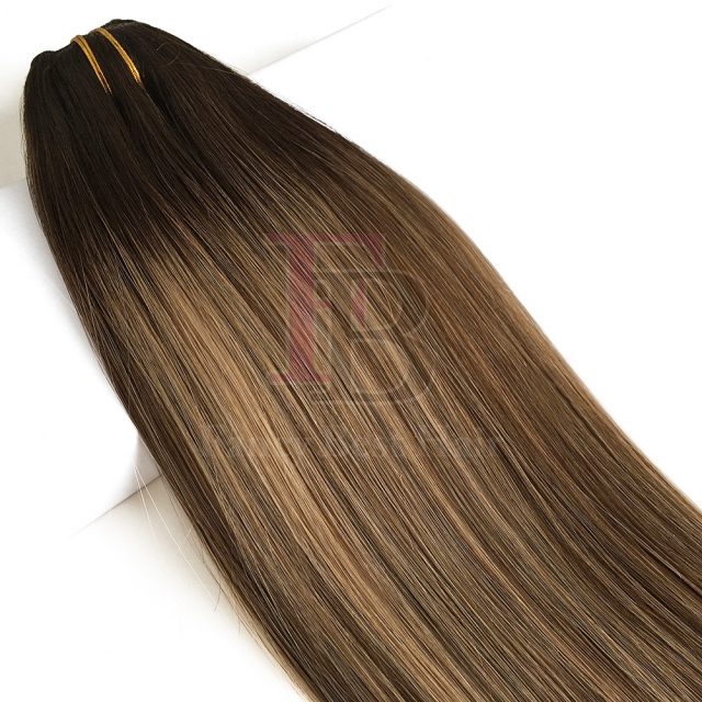 #T2-4-27 Rooted Balayage Clip Hair Extensions