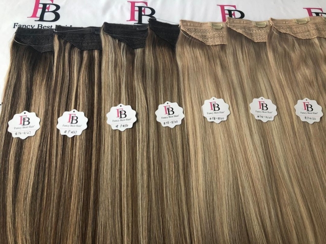 Piano #P18/60  Halo Hair Extensions