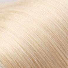 #613 Bleach Blonde Flat Weft Hair Extensions