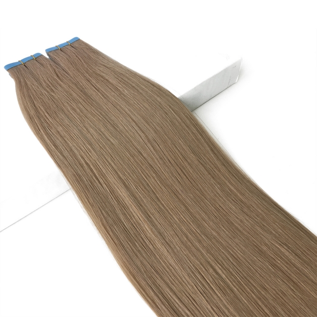 #10 Ash Blonde tape in extensions