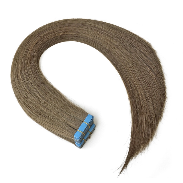 #5 Chestnut Brown tape hair