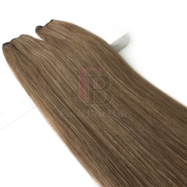 #M4/27 Mixed Color Machine Weft Hair