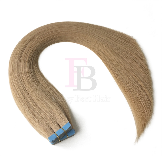 #16 Ash Blonde tape in extensions