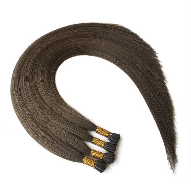 #7 Chestnut Brown  Stick tip Hair