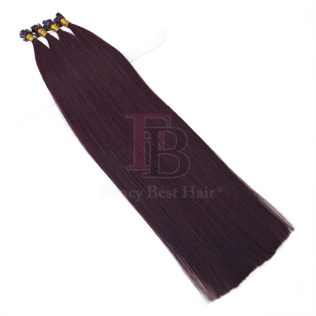 #99j Dark Wine Flat Tip Hair