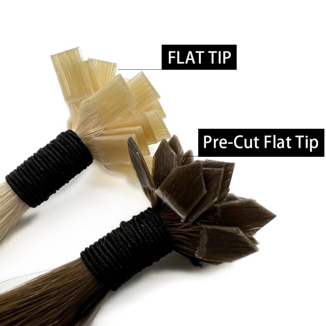 #1 Jet Black Flat Tip Hair