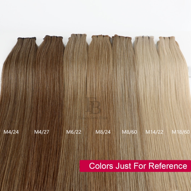 #M14/22 Mixed Color Machine Weft Hair